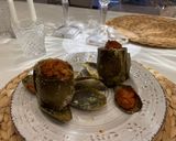 Foto del passaggio 7 della ricetta Carciofi a fiore 🌹 in padella
