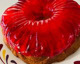 A picture of step 7 of Eggless trifle cake.