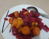 Foto del paso 1 de la receta: Remolacha y zanahoria con salsa bechamel
