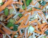A picture of step 10 of Moong beans sprout salad.