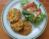 Foto del paso 5 de la receta: Tortitas de arroz y vegetales en freidora de aire