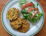 Foto del paso 5 de la receta: Tortitas de arroz y vegetales en freidora de aire