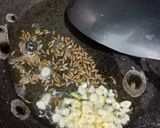 A picture of step 1 of Oats Vegetable Soup.