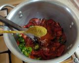A picture of step 12 of Bhuni Lauki.
