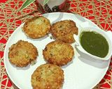 A picture of step 6 of Sabudana Vada.