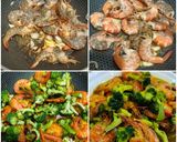 Gambar langkah 1 resipi Brokoli Tumis Bersama Udang.