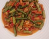 Foto langkah ke 4 dari resep 336. Tumis Buncis dan wortel asam manis (Isian nasi dus_3).