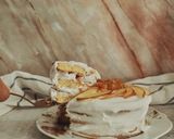 Gambar langkah 4 resipi Inti epal untuk Apple Pie Cake.