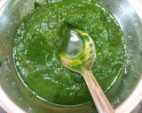A picture of step 2 of Palak Paneer (no onion, no garlic)..