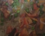 A picture of step 3 of Paneer Pulav.
