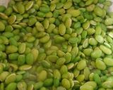 A picture of step 3 of Barne (pauta, Lima beans) ki sabzi without onion.