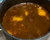 A picture of step 3 of Chicken Heart in Japanese Curry.