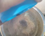 A picture of step 1 of Jaggery tea.