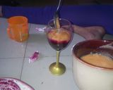 A picture of step 3 of Beetroot shake.