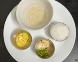 A picture of step 1 of Rice Kheer.