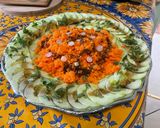 Une image de l'étape 11 de Salade de concombre et carottes au basilic crème de balsamique.