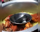 A picture of step 7 of Chicken mandi rice.