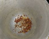 A picture of step 2 of Manipur style alu kangmet.
