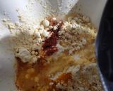 A picture of step 2 of Cauliflower pakoda.