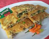 Foto langkah ke 6 dari resep Martabak Telor KW- DEBM/KETO.