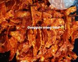 Foto langkah ke 8 dari resep Keripik singkong balado / keripik sanjai.