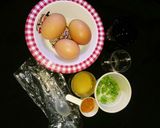 A picture of step 1 of Stylish and weird boiled egg.