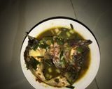 A picture of step 1 of Tilapia pepper soup.