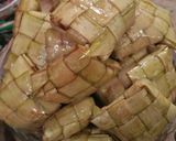 Foto langkah ke 3 dari resep Ketupat Kuah Lodeh nangka & ikan Pari Panggang.