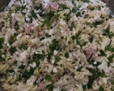 Foto del paso 4 de la receta: Fusilli a los tres quesos con jamón