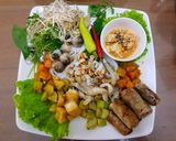 Hình bước làm 6 của món Mì quảng trộn chay