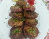 A picture of step 5 of Purple sweet potato cutlets.
