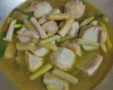 Foto langkah ke 4 dari resep Gangan Asam Keladi Jantung Pisang.