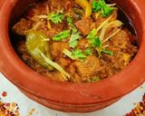 A picture of step 7 of Mutton makhni handi.