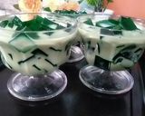 Foto langkah ke 9 dari resep Matcha latte jelly drink.