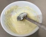 A picture of step 1 of Mozzarella and Semolina Roll Cake.