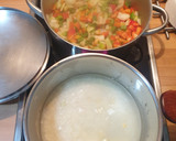 Foto del paso 1 de la receta: Arroz con pollo con salsa de curry, mango y leche de coco