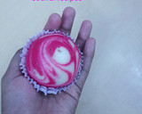 ஸ்டீம்டு  வெண்ணிலா ரோஸ் மில்க் கப் கேக் (Steamed vanila rosemilk cupcake recipe in tamil) ரெசிபி ஸ்டேப் 10 புகைப்படம்