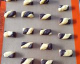 Une image de l'étape 3 de Biscuits vanille cacao.