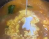 A picture of step 8 of Malaysian curry (Lemak) made with coconut milk.