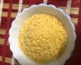 A picture of step 1 of Mango Sev Puri.