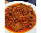 Foto langkah ke 5 dari resep Oseng mercon daging.