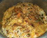 A picture of step 8 of Fish Biryani.