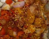 A picture of step 1 of Chicken karahi.
