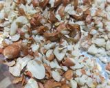 A picture of step 1 of Cucumber Farali Raita.