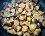 Foto del paso 5 de la receta: Wok de setas con patatas y castañas a la mostaza