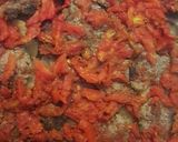 A picture of step 4 of Kofta with Potatoes and Tomatoes.