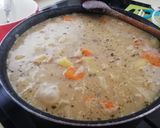VEGÁN tárkonyos, krumplis tinoru leves recept fázis 7 fotója