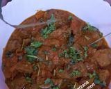 A picture of step 5 of Karhae masala kaleji.