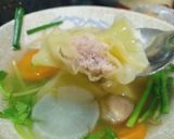 Hình bước làm 7 của món Hoành thánh nhân tôm thịt
