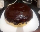 Foto del paso 6 de la receta Tarta de crema pastelera con nata y cobertura de chocolate